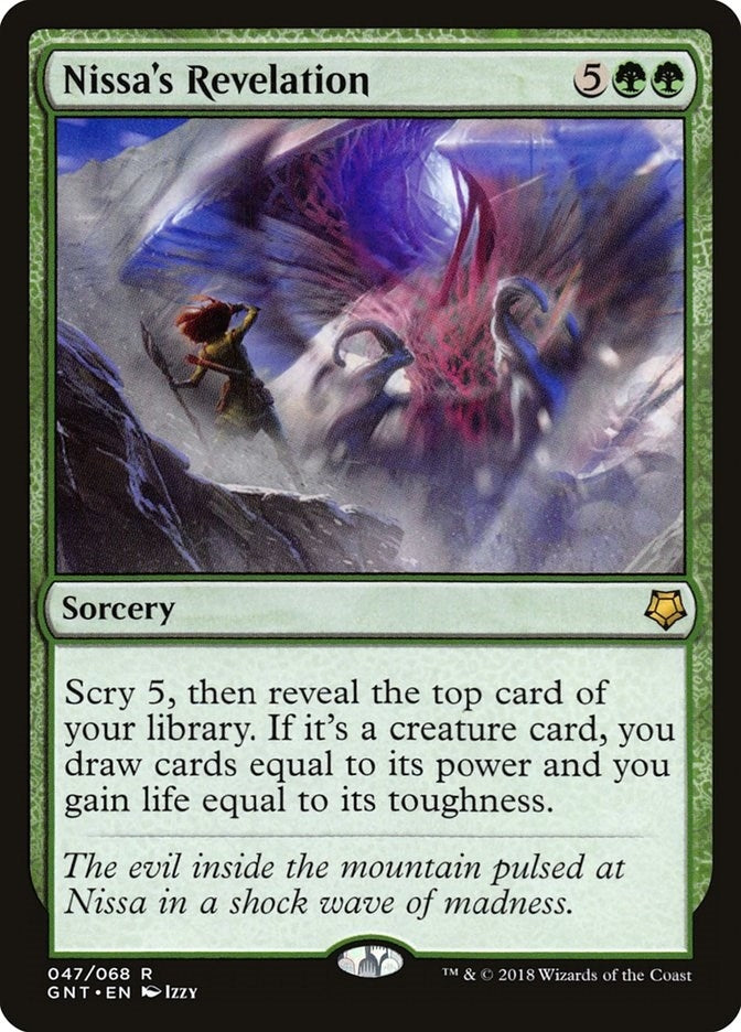 Image for Nissa's Revelation (47) [Magic Game Night]