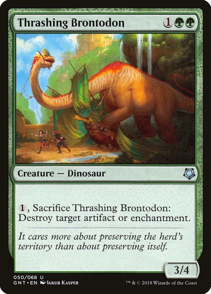 Image for Thrashing Brontodon (50) [Magic Game Night]