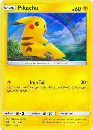 Pikachu - 28/73 (Water Web Holo) (028/073) (Miscellaneous Cards & Products)