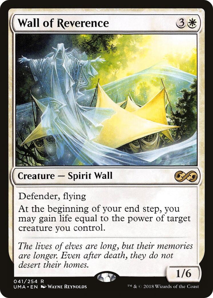 Image for Wall of Reverence (41) - Magic: The Gathering