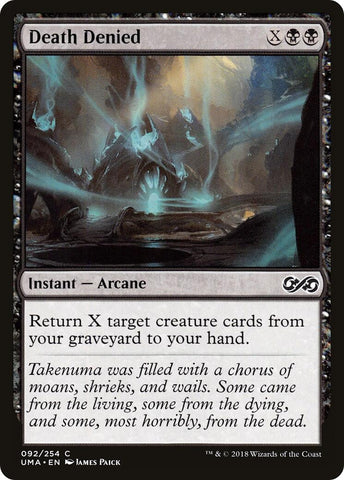 Image for Death Denied (92) [Ultimate Masters]