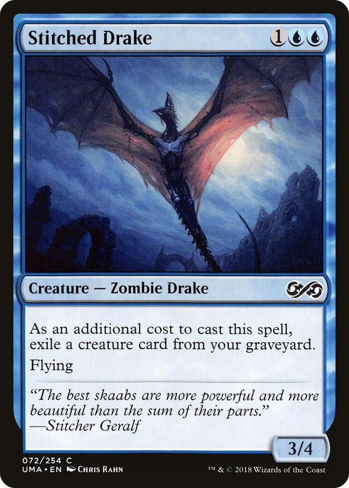 Image for Stitched Drake (72) - Magic: The Gathering