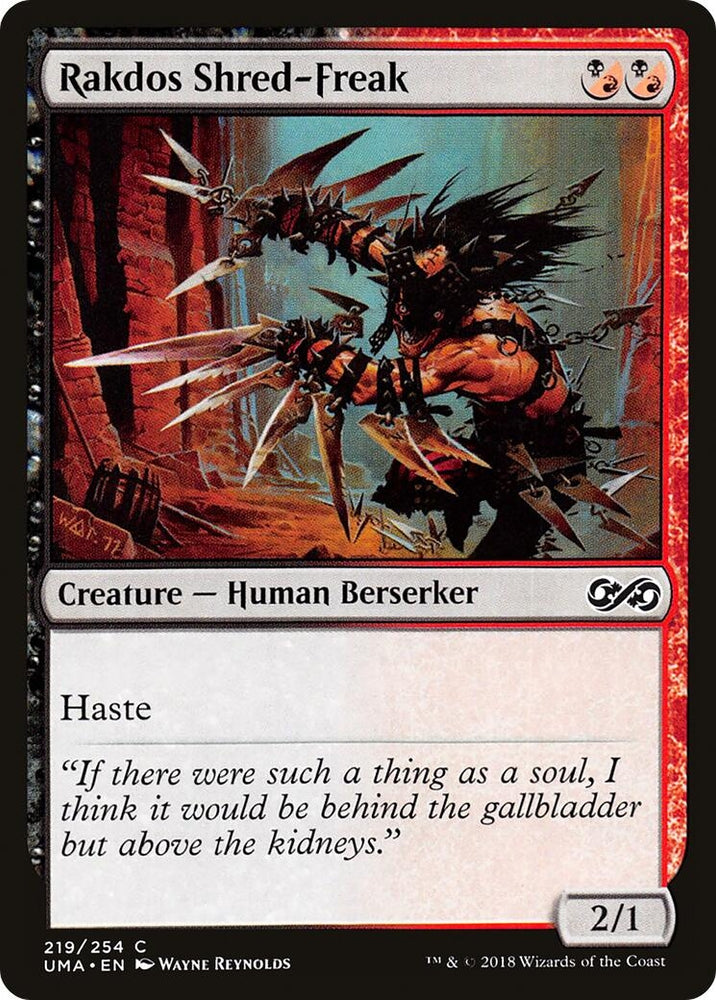 Image for Rakdos Shred-Freak (219) [Ultimate Masters]