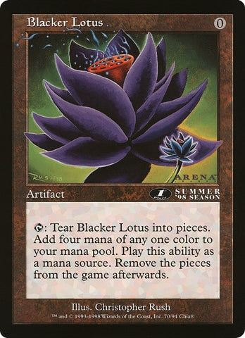Blacker Lotus (Arena League) (70) [Oversize Cards]