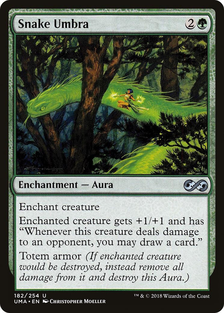 Image for Snake Umbra (182) - Magic: The Gathering