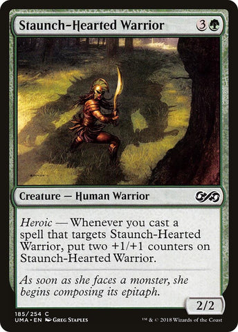 Image for Staunch-Hearted Warrior (185) - Magic: The Gathering