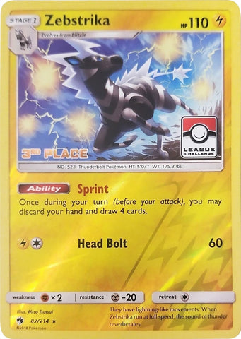Image for Zebstrika (082/114) [League & Championship Cards]