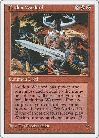 Image for Keldon Warlord [Fourth Edition]
