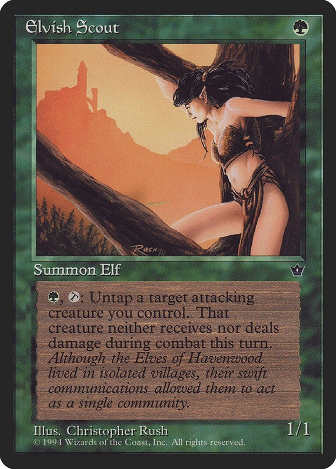 Image for Elvish Scout (Rush) [Fallen Empires]