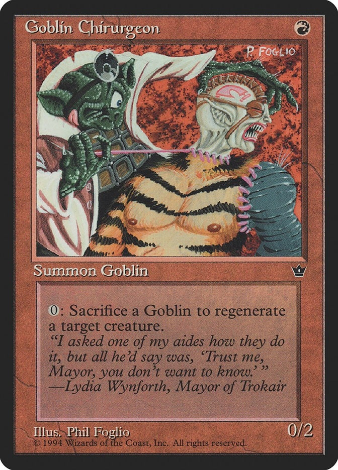 Image for Goblin Chirurgeon (Foglio) [Fallen Empires]