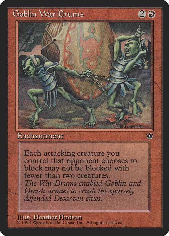 Image for Goblin War Drums (Hudson) [Fallen Empires]