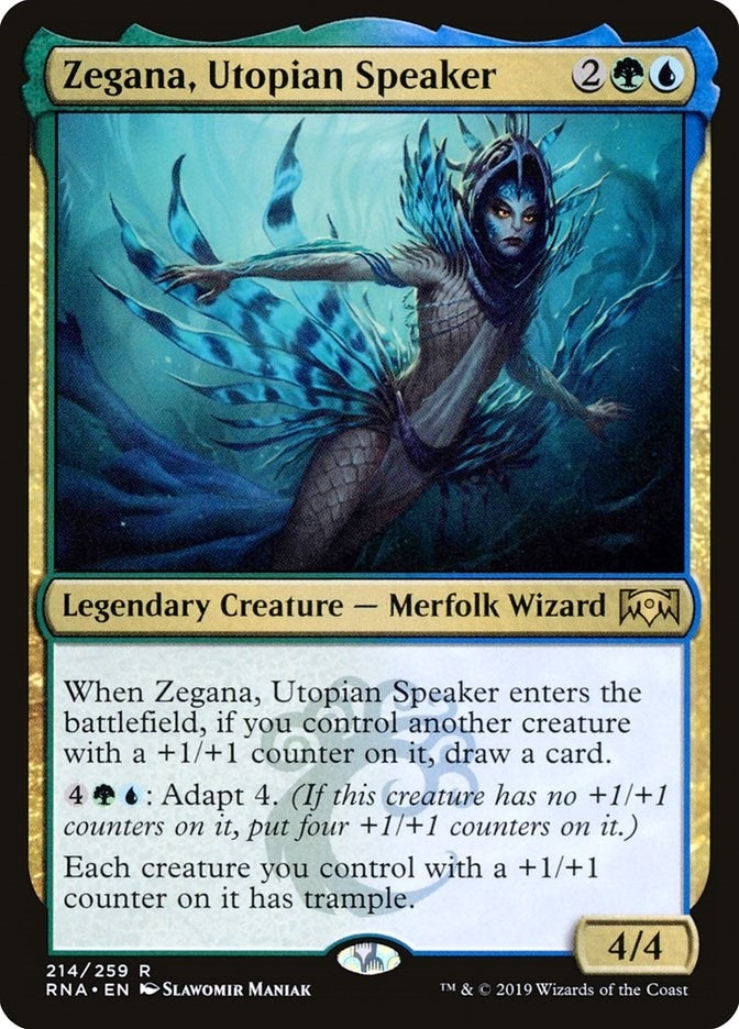 Image for Zegana, Utopian Speaker (214) [Ravnica Allegiance]