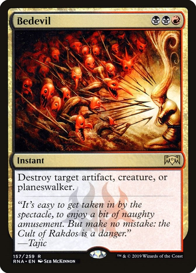Image for Bedevil (157) [Ravnica Allegiance]