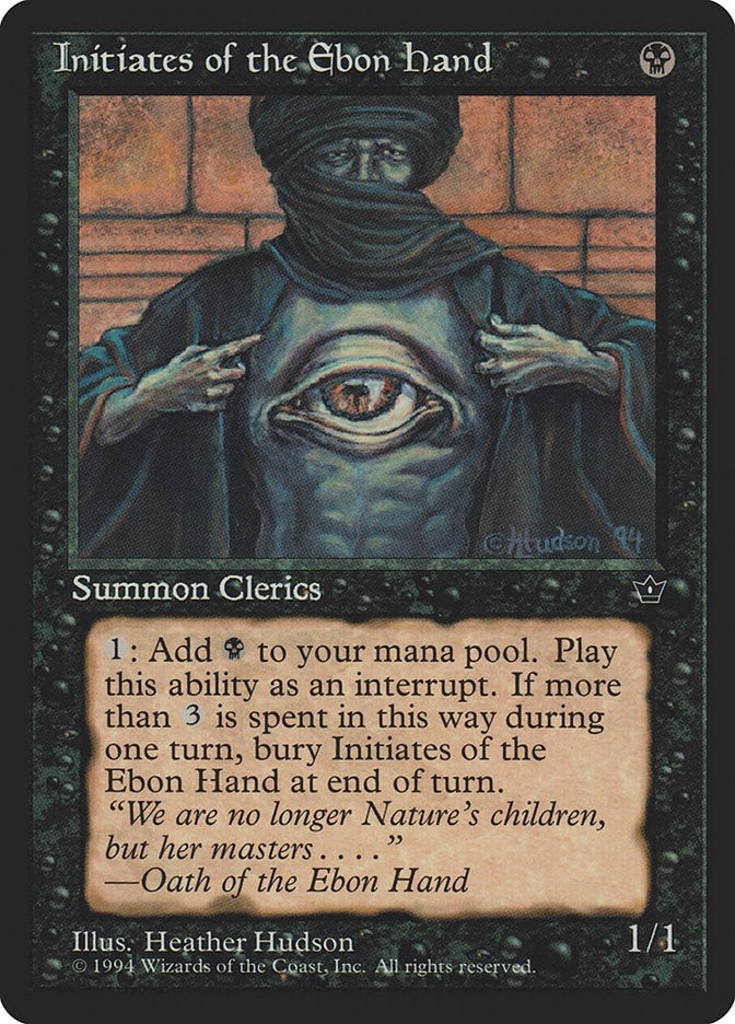 Image for Initiates of the Ebon Hand (Hudson) [Fallen Empires]