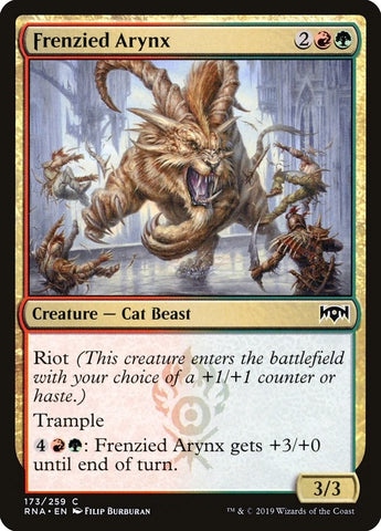 Image for Frenzied Arynx (173) [Ravnica Allegiance]
