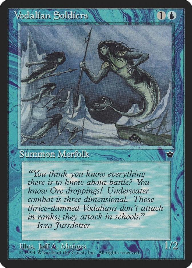 Image for Vodalian Soldiers (Menges) [Fallen Empires]