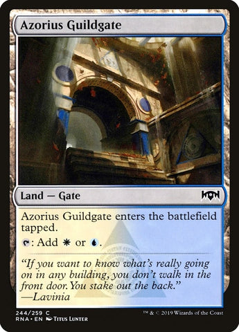 Image for Azorius Guildgate (244) (244) [Ravnica Allegiance]