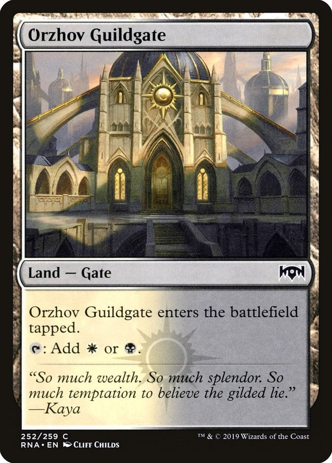 Image for Orzhov Guildgate (252) (252) [Ravnica Allegiance]