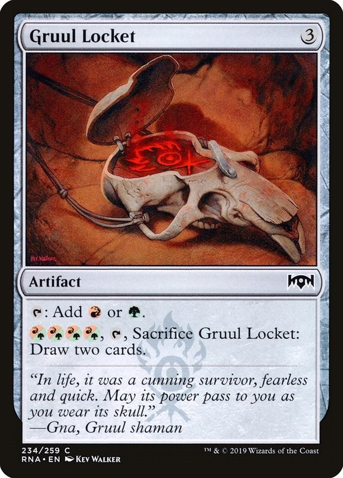 Image for Gruul Locket (234) [Ravnica Allegiance]