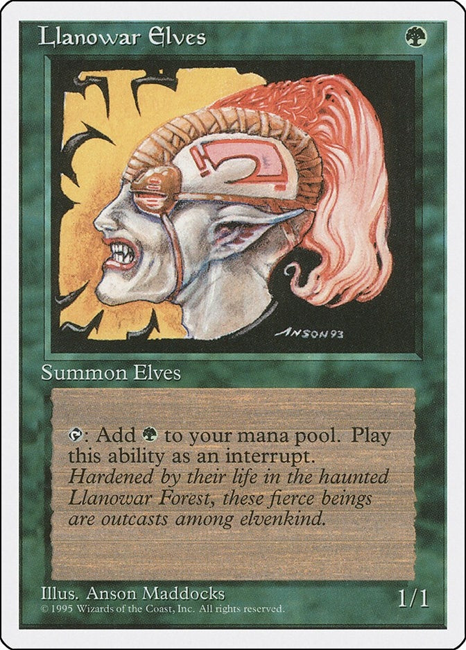 Image for Llanowar Elves (145) [Fourth Edition]