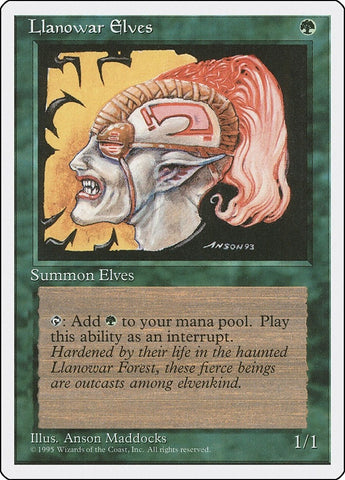 Image for Llanowar Elves (145) [Fourth Edition]
