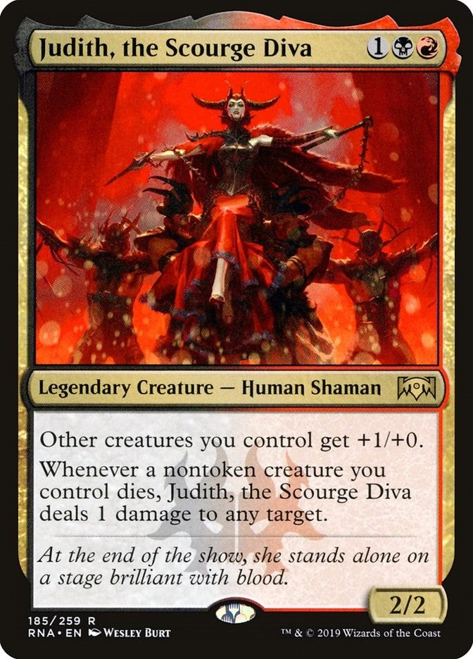 Image for Judith, the Scourge Diva (185) [Ravnica Allegiance]