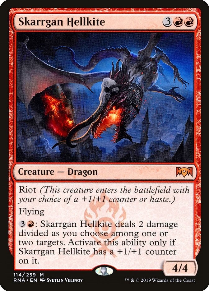 Image for Skarrgan Hellkite (114) [Ravnica Allegiance]