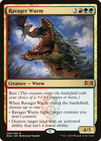 Image for Ravager Wurm (200) - Magic: The Gathering