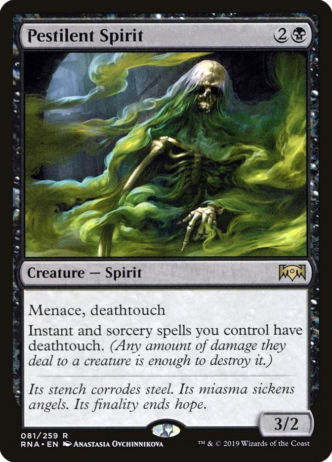 Image for Pestilent Spirit (81) [Ravnica Allegiance]