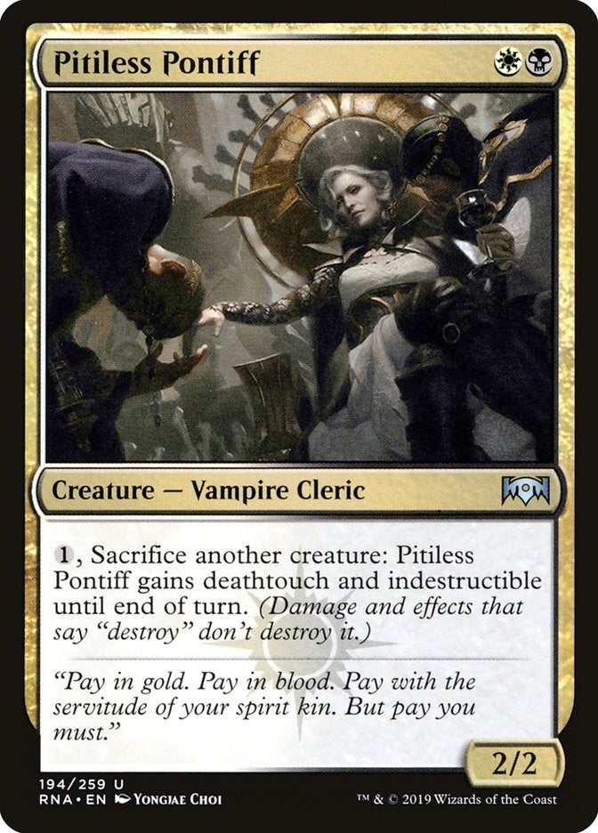 Image for Pitiless Pontiff (194) [Ravnica Allegiance]
