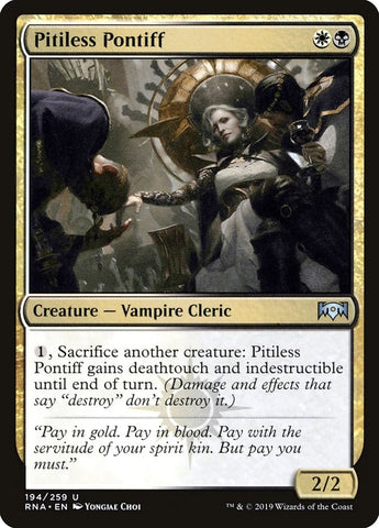 Image for Pitiless Pontiff (194) [Ravnica Allegiance]