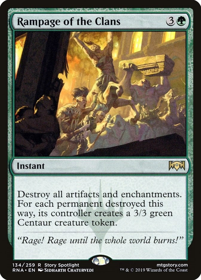 Image for Rampage of the Clans (134) [Ravnica Allegiance]