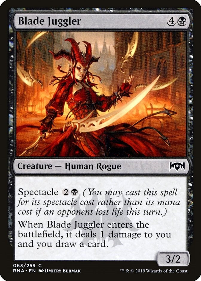 Image for Blade Juggler (63) [Ravnica Allegiance]