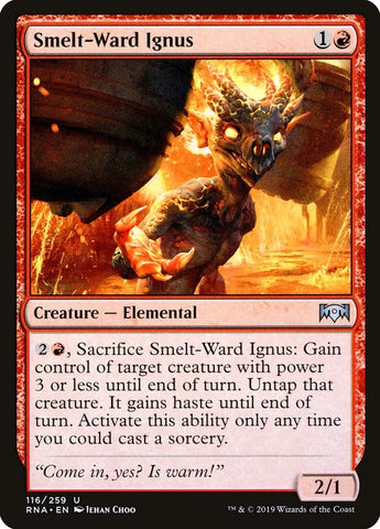 Image for Smelt-Ward Ignus (116) [Ravnica Allegiance]
