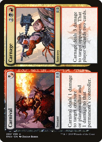Image for Carnival // Carnage (222) [Ravnica Allegiance]