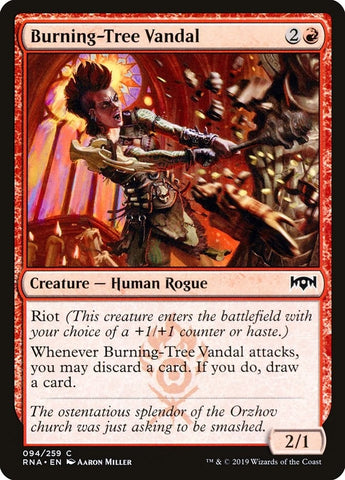 Image for Burning-Tree Vandal (94) [Ravnica Allegiance]