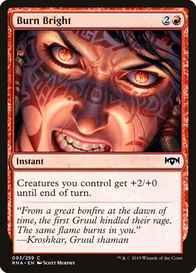 Image for Burn Bright (93) [Ravnica Allegiance]