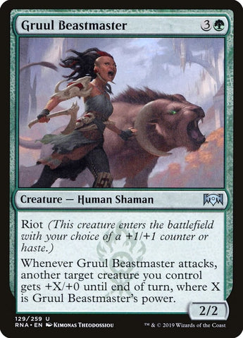 Image for Gruul Beastmaster (129) [Ravnica Allegiance]