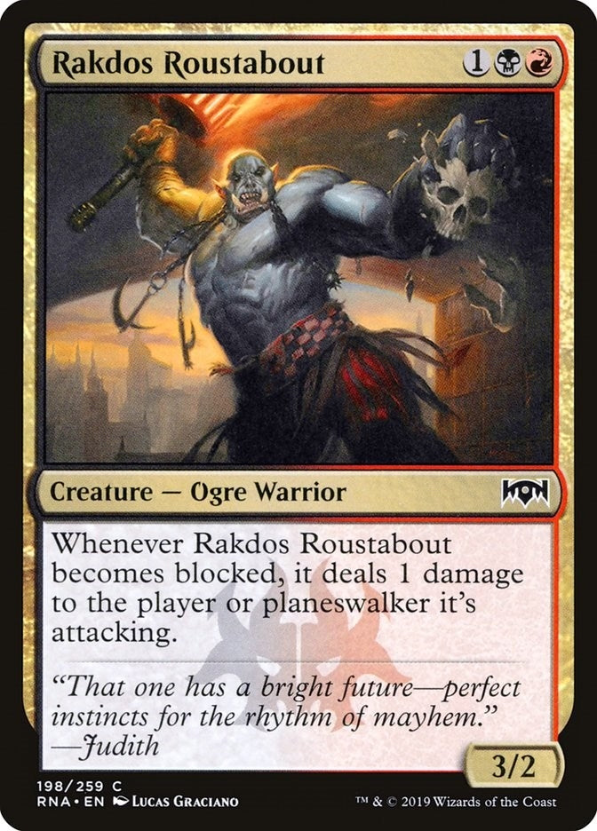Image for Rakdos Roustabout (198) [Ravnica Allegiance]