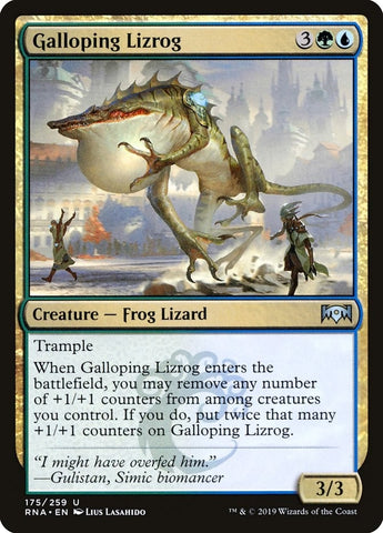 Image for Galloping Lizrog (175) [Ravnica Allegiance]
