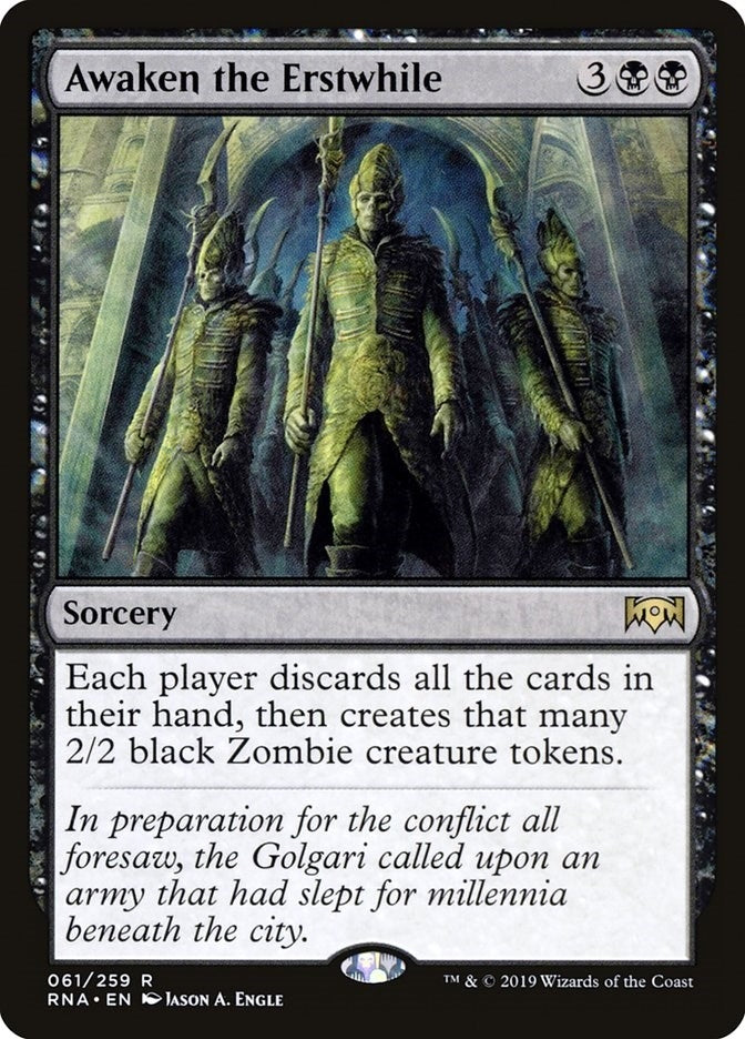 Image for Awaken the Erstwhile (61) [Ravnica Allegiance]