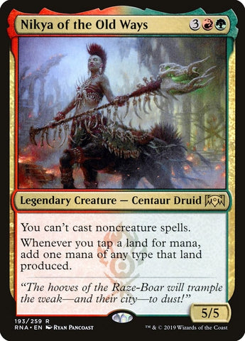 Image for Nikya of the Old Ways (193) [Ravnica Allegiance]