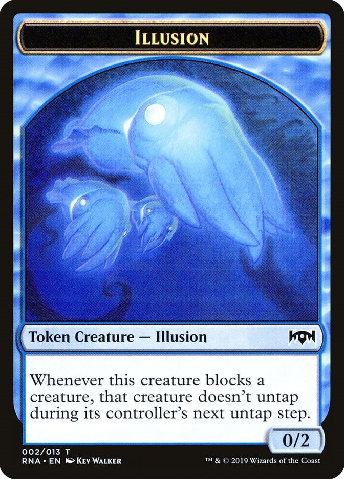 Image for Illusion Token (2) [Ravnica Allegiance]