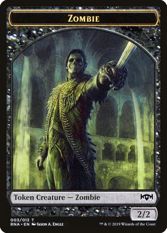 Image for Zombie Token (3) [Ravnica Allegiance]
