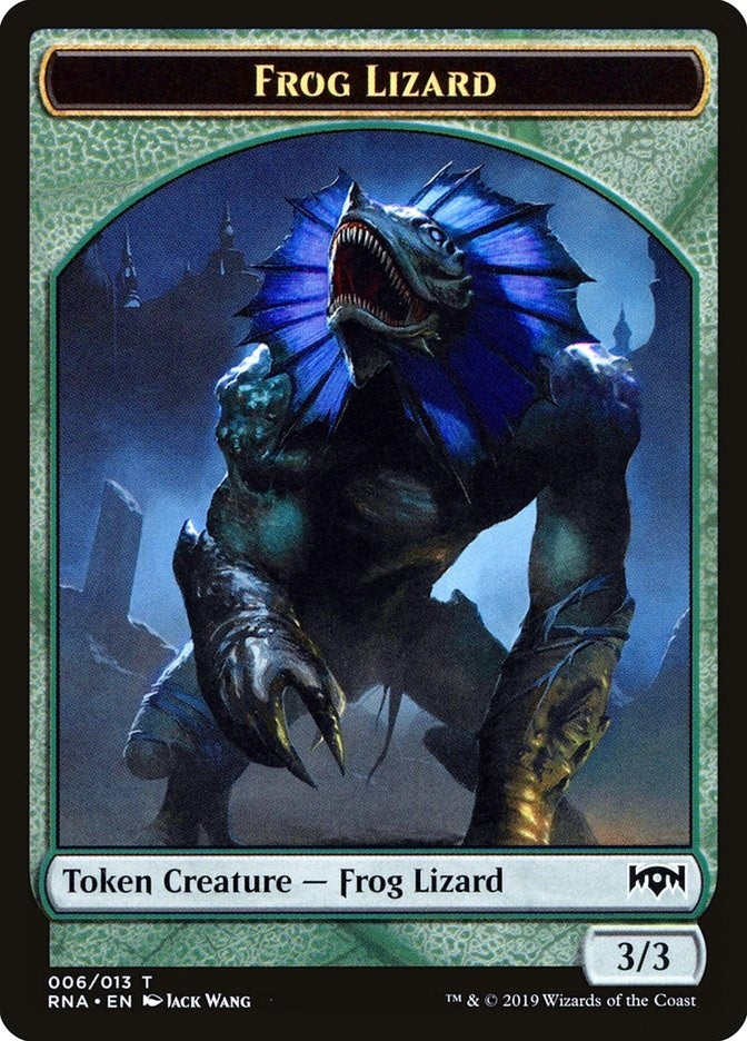 Image for Frog Lizard Token (6) [Ravnica Allegiance]