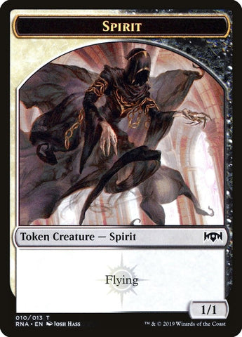 Image for Spirit Token (10) [Ravnica Allegiance]