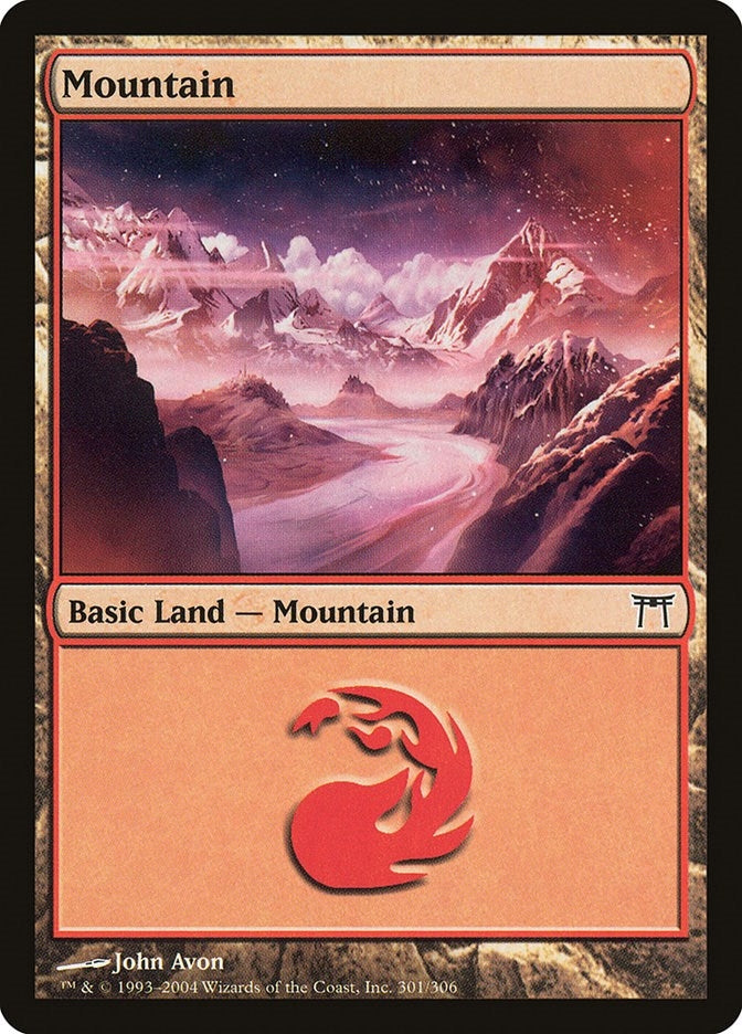 Image for Mountain (301) (301) [Champions of Kamigawa]