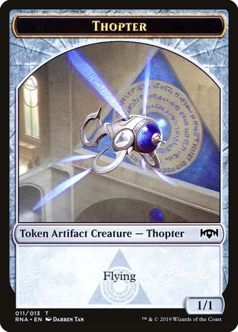 Image for Thopter Token (11) [Ravnica Allegiance]