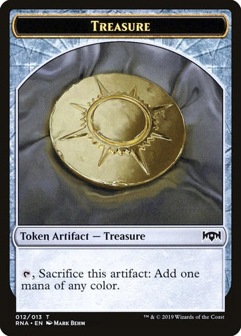 Image for Treasure Token (12) [Ravnica Allegiance]