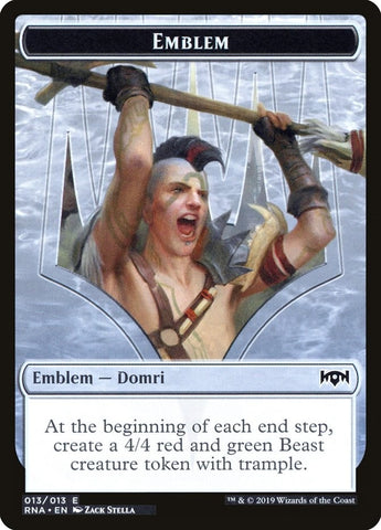 Image for Emblem - Domri, Chaos Bringer (13) [Ravnica Allegiance]